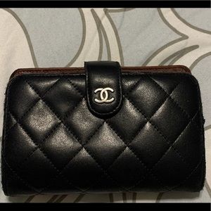 AUTHENTIC- CHANEL ZIP WALLET